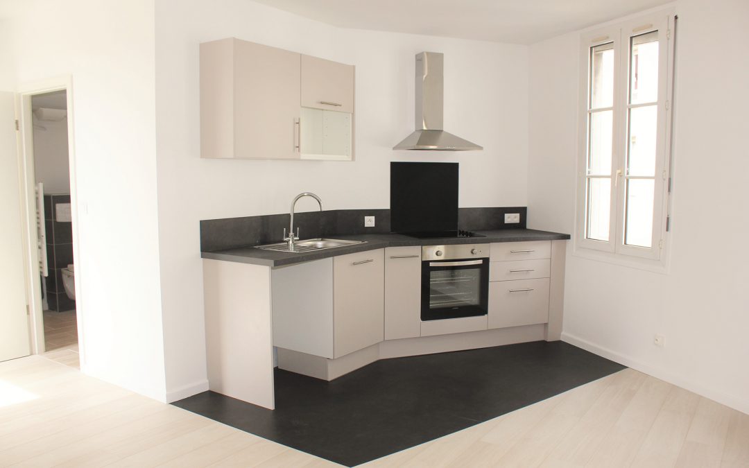 Rénovation totale d’un appartement F2 quartier Saint Vincent